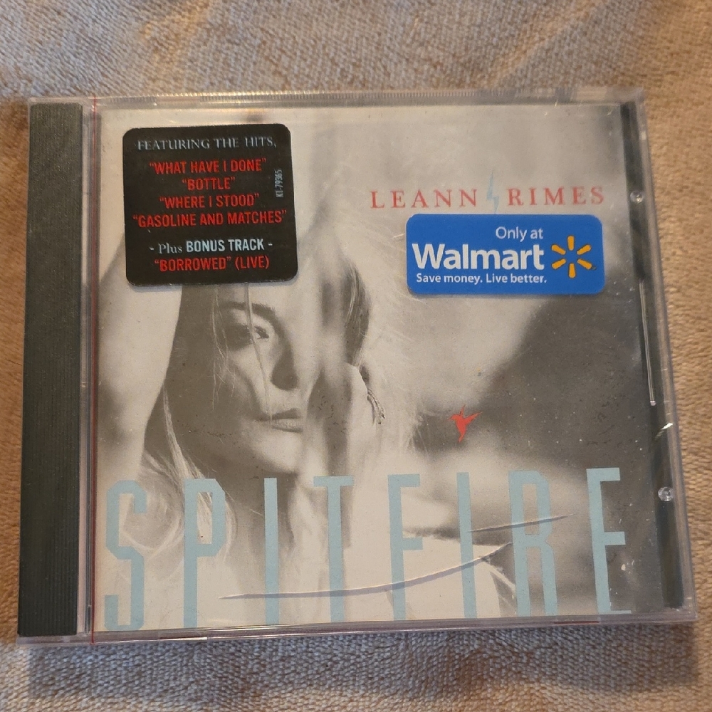 LeAnn Rimes Spitfire CD - Black and Gray